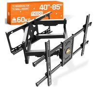 RICOO Soporte TV Pared Giratorio Inclinable Televisión 42-75" (107-191cm) S4964 Brazo Universal Televisor LED/LCD/Curvo VESA 300x200-600x400