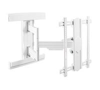 RICOO Soporte TV Pared Giratorio Inclinable Televisión 45-85" (114-216cm) S5744-W Brazo articulado Televisor LED/LCD/Curvo VESA 200x200-400x400