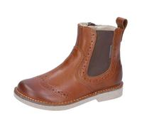 RICOSTA Niñas y niños Botas Dallas,Ancho: Normal (WMS),Plantilla Desmontable,Botas Chelsea,Botas Cortas,Botines,Cremallera,Marrón (Cognac / 260),37 EU
