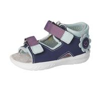 RICOSTA Sandalias para niña con tiras para aprender a andar, anchas, lavables, Nautic Ice 170, 25 EU Ancho