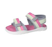 RICOSTA Sandalias para niñas y niños SYDNEY, zapatos de verano para niños, anchura: medio, zapato descalzo,vegano, Aguacate Gris Rosa 520, 32 EU