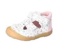 RICOSTA Zapatillas bajas ENI para niñas y niños, para aprender a andar, ancho: medio, suelto, terracare, Bianco Rosa 820 M, 19 EU