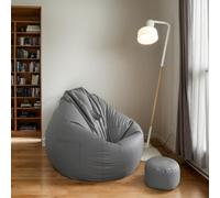 RICPYOIU Funda De Silla De Puf Tela Tecnológica Pufs Impermeables para Exteriores Redonda Grande Beige Suave Y Cómoda Sin Forro Ni Relleno para Muebles Sala De Estar Y Dormitorio,R,100 * 110cm