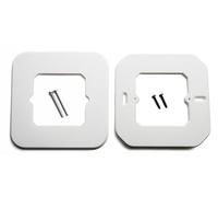 Ricreo Adaptador Marco para Termostato Compatible con Tuya para Tado, para Sonoff, para Xiaomi - Placa Adaptador de Caja 503 a 502 - Tornillos M3x16 + M3x25 Incluidos - Marco Universal 12x12 cm