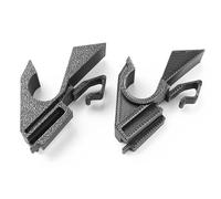 Ricreo Soportes estante sombrerera trasera para Fiat Grande Punto, Punto Evo, Stilo, Doblò, Alfa 147, GT, Lancia Ypsilon - Clips sujeción maletero compartimento equipaje derecha izquierda 2 piezas