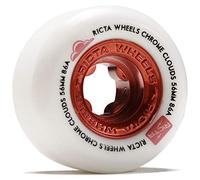 Ricta Ruedas Cromadas Nubes Rojo 86a monopatín, Unisex, 56 mm