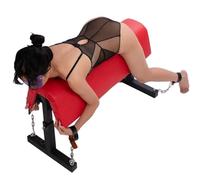RICVIL Sex Horse Chair with Handcuffs and Ankle Cuffs Torture Punishment Tool SM Sex Furniture Slave Erotic Torture Device Strong Firm Sex Chair In Kneeling Position Slave Training