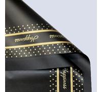 RIDAEX Paquete de 20 Unidades de Papel para Envolver Flores, película de gelatina Phnom Penh, Papel Envuelto en Papel Impermeable translúcido Mate