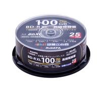 RIDATA [Fabricado por RiTEK] BD-R XL 100GB 2-4x impresora blanca 3 capas 25 ejes funda (BD-R520PW4X.25SPA)