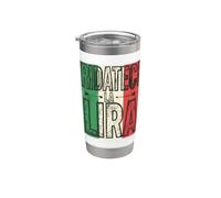 Ridateci La Lira Nostalgia Italiana Prima Repubblica Vaso térmico de acero inoxidable de doble pared