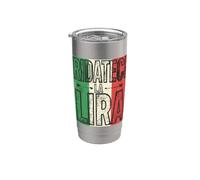 Ridateci La Lira Nostalgia Italiana Prima Repubblica Vaso térmico de acero inoxidable de doble pared