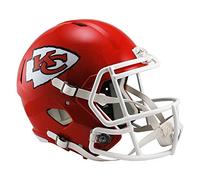 Riddell - Casco réplica de NFL, NFL, Color Rojo, tamaño Medium