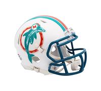 Riddell Mini casco de fútbol Speed Miami Dolphins 1980-96