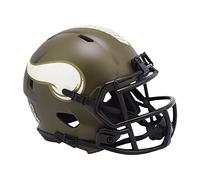 Riddell Minicasco de Minnesota Vikings NFL Salute to Service Speed Mini Casco Mediano
