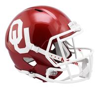 Riddell NCAA Oklahoma Sooners Full Size Speed Replica Helmet, Red, Medium