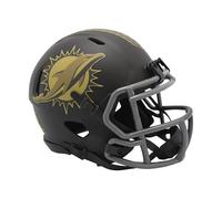 Riddell NFL Salute to Service 2025 Miami Dolphins Mini Casco Speed Football