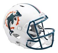 Riddell Speed Replica Casco de Fútbol Miami Dolphins 1997-12