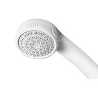 Ridder 091281 - Alcachofa de Ducha, Aprox. 205 x 68 mm, Córdoba, Blanco, Incluye Junta