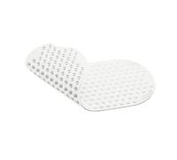 Ridder 681010-350 - Alfombra de baño, sintético, 38 x 89 cm, Color Blanco