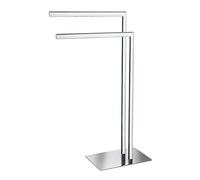 RIDDER Newcastle - Toallero de pie (Acero Inoxidable, Cromado, Aprox. 51 x 81 x 20 cm.