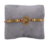 Riddhika Ventures Brother Rakhi con tarjeta de felicitación, hilo Rakhi, regalos Rakhi para hermano, hermana, Bhaiya, Bhabhi para el festival indio Rakhi Raksha Bandhan (K15)