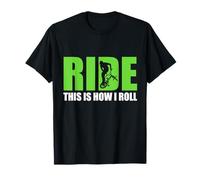 RIDE BMX Retro Dirt Jump Riding Bike Racing Niños Niñas Regalo Camiseta
