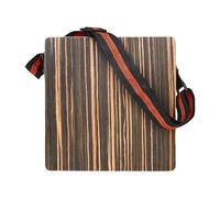 Ride Cajon Box Drum Flat Hand Drum Wood Percussion Instrument con cinturón ajustable actuaciones Instrumento musical
