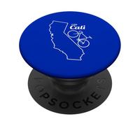 RIDE CALI Love California Road Cycling Tour Inspirado PopSockets PopGrip Adhesivo