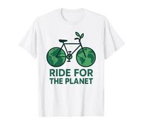 Ride For The Planet Día de la Tierra Bicicleta Ciclista Ciclismo Camiseta