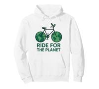Ride For The Planet Día de la Tierra Bicicleta Ciclista Ciclismo Sudadera con Capucha