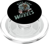 Ride Hard, Incluso en Ruedas pequeñas, Estilo Retro Patinete PopSockets PopGrip para MagSafe
