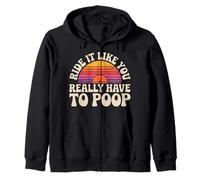 Ride It Like You Really Have To Poop Rider Racing - Sudadera con Capucha