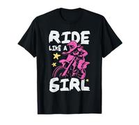 Ride Like A Girl - Motocicleta Dirt Bike Empoderamiento Camiseta
