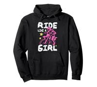 Ride Like A Girl - Motocicleta Dirt Bike Empoderamiento Sudadera con Capucha