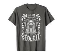Ride Like You Stole It Biker Funny Dad Mens Motorcycle Lover Camiseta