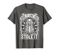 Ride Like You Stole It Biker Funny Dad Mens Motorcycle Lover Camiseta