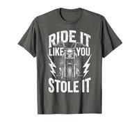 Ride Like You Stole It Biker Funny Dad Mens Motorcycle Lover Camiseta