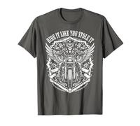 Ride Like You Stole It Biker Funny Dad Mens Motorcycle Lover Camiseta