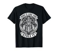 Ride Like You Stole It Biker Funny Dad Mens Motorcycle Lover Camiseta
