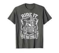 Ride Like You Stole It Biker Funny Dad Mens Motorcycle Lover Camiseta