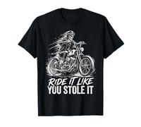 Ride Like You Stole It Biker Funny Dad Mens Motorcycle Lover Camiseta