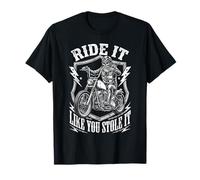 Ride Like You Stole It Biker Funny Dad Mens Motorcycle Lover Camiseta