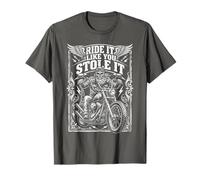 Ride Like You Stole It Biker Funny Dad Mens Motorcycle Lover Camiseta