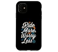 Ride More Worry Less Bike Surfing Lover Carcasa para iPhone 11