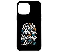 Ride More Worry Less Bike Surfing Lover Carcasa para iPhone 13 Pro MAX