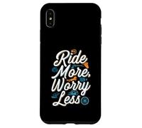 Ride More Worry Less Bike Surfing Lover Carcasa para iPhone XS MAX
