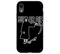 Ride or Die Grim Reaper Skater Carcasa para iPhone XR