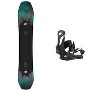 RIDE - Packs (snowboard + fijaciones) - Pack Deep Fake 2026 - Negro Negro 155 cm.157 cm.159 cm.162 cm