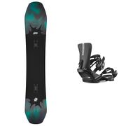 RIDE - Packs (snowboard + fijaciones) - Pack Deep Fake 2026 - Negro Negro 157 cm.159 cm.162 cm.157W cm
