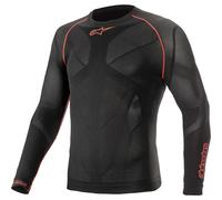 Ride Tech V2 Top Alpinestars Manga Larga Verano - Negro/Rojo 475252113